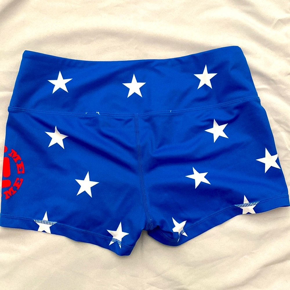 American flag shorty spandex.